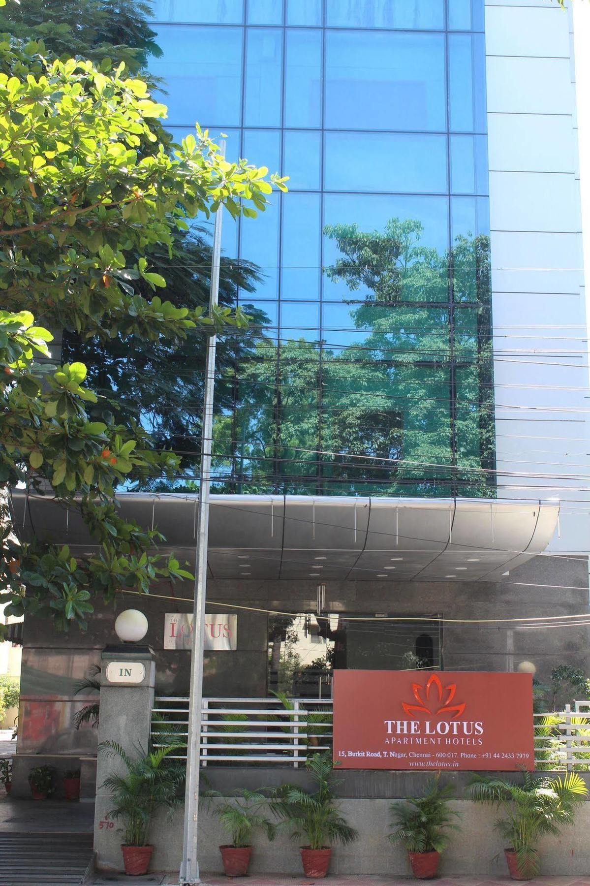 The Lotus Apartment Hotel, Burkit Road Chennai Dış mekan fotoğraf
